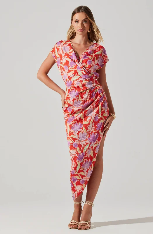 Rialto Floral Midi Dress Great Prices On Feminine Styles