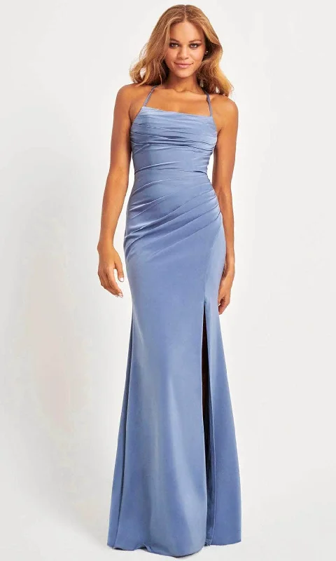 Faviana 11064 - Shirred Style Prom Gown Your Timeless Wardrobe Awaits