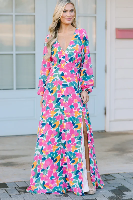 Just Feels Right Off White Floral Maxi Dress New Season Fashion Preview Sale