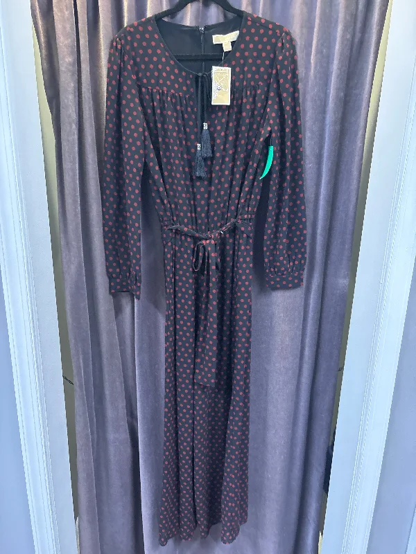 Michael Kors Polka Dot Jumpsuit W Belt - large Evening Elegance