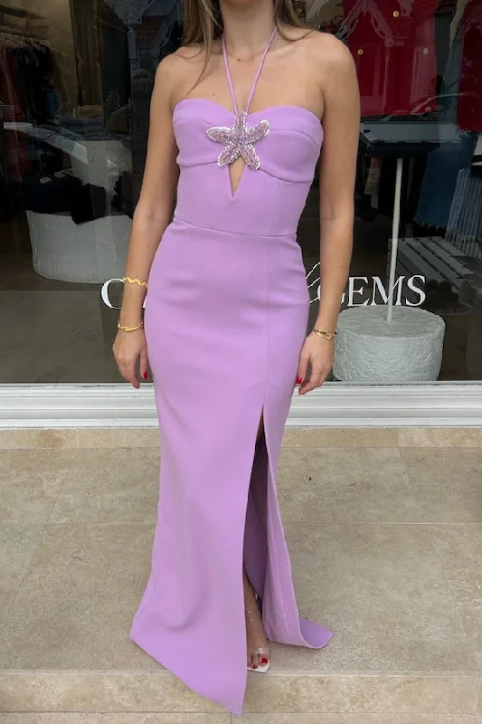 Chantara Halter Gown Lilac Top Deals