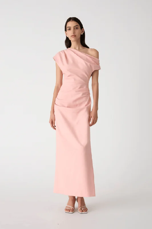 Gia Midi Dress Rose Quartz Pink Women's Fashion Hotspots