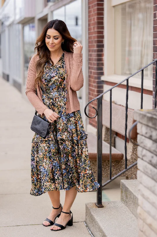 Dainty Wildflowers Midi Dress Crazy Discounts, Hurry Up