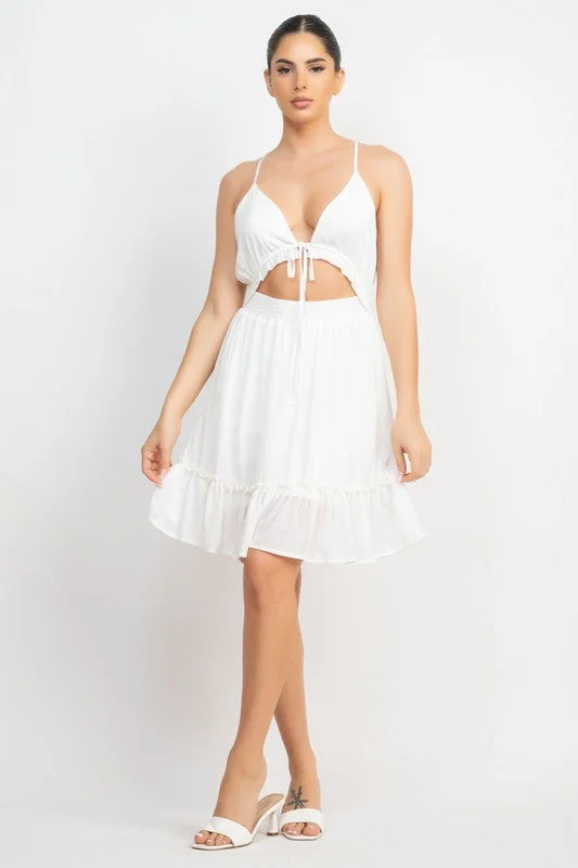 Flirty Country Ruffle Dress Classic Charm