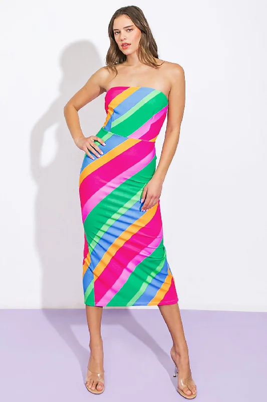 ALL OR NOTHING PONTI MIDI DRESS Special Offers