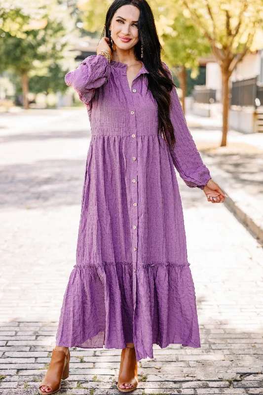 Know You Better Light Plum Purple Maxi Dress Trendy Threads