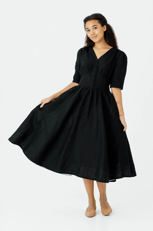 Diane Dress, Puffed Sleeve New Styles Just In