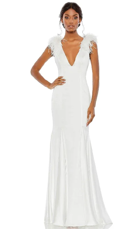 Mac Duggal 68137 - Sleeveless V-neck Formal Dress Limited - Time Bundle