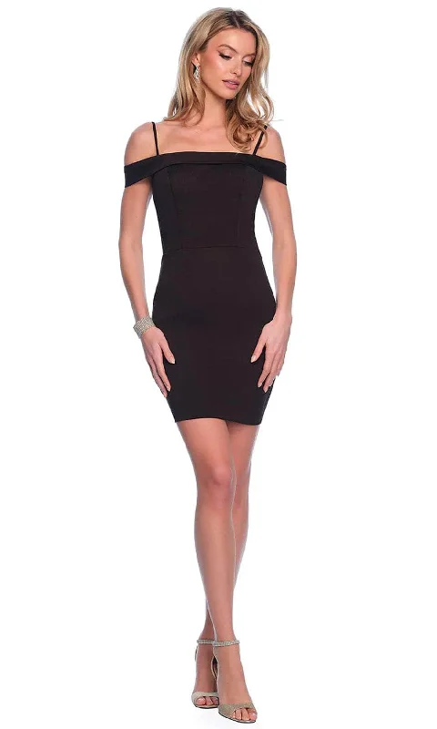 Dave & Johnny 11701 - Off Shoulder Bodycon Cocktail Dress Trending Items