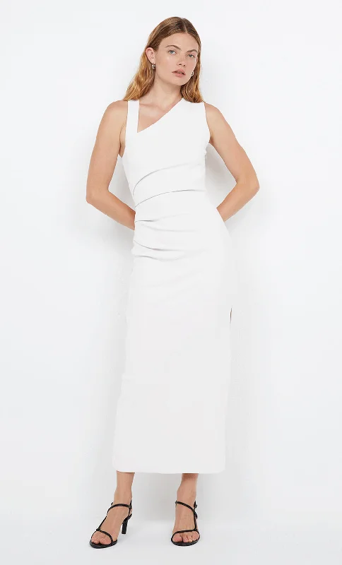 LETTY MIDI DRESS - IVORY Effortless Comfort