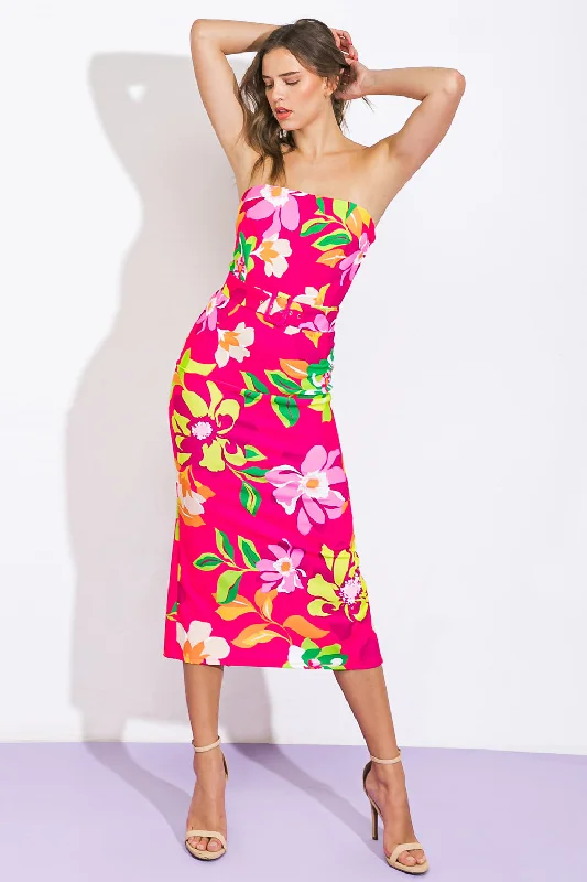 A COLORFUL LIFE MIDI DRESS Season Offer