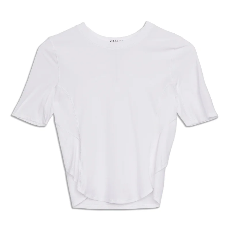 Fold-Over Running T-Shirt Sale Seasonal Trend