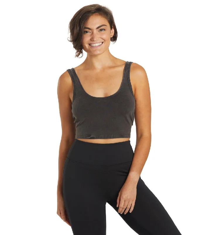 Free People Hot Shot Yoga Cami Black Trendy Attire For Her