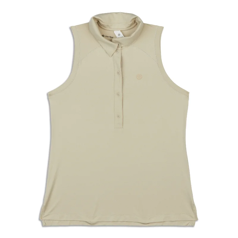 Quick Dry Sleeveless Polo Shirt Sale Holiday Attire Sale