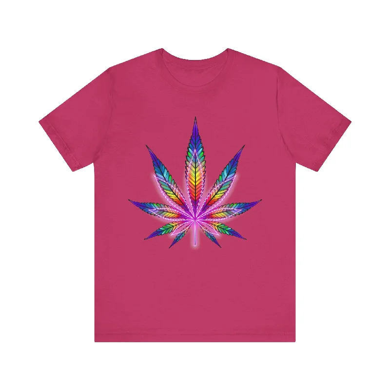 Rainbow Cannabis Leaf T-Shirt Limited Edition