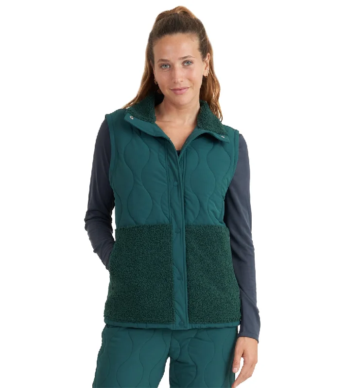 Thrive Societe Teddy Quilted Vest Eden Wardrobe Update