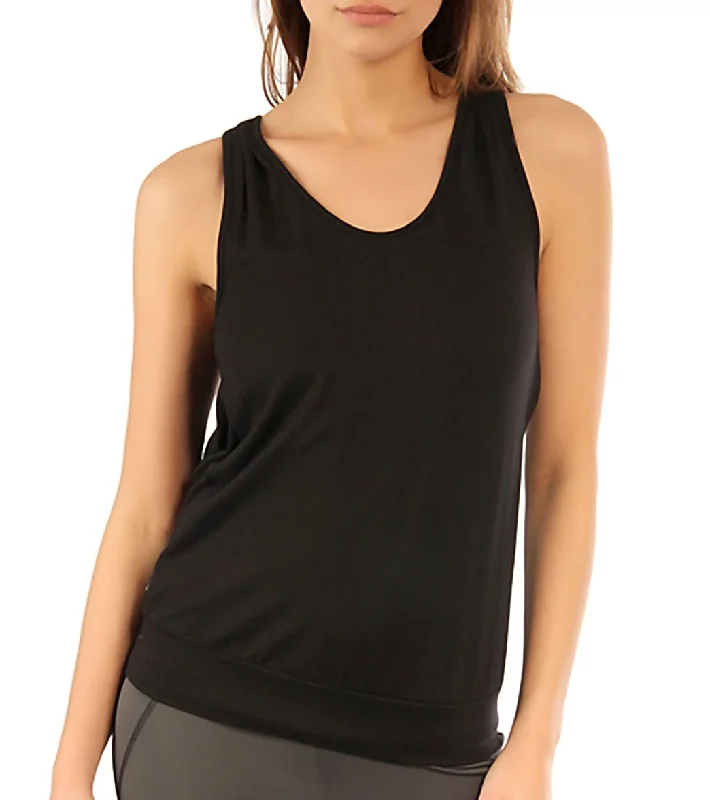 Tonic Women's Kite Yoga Top Black Limited Time Offer