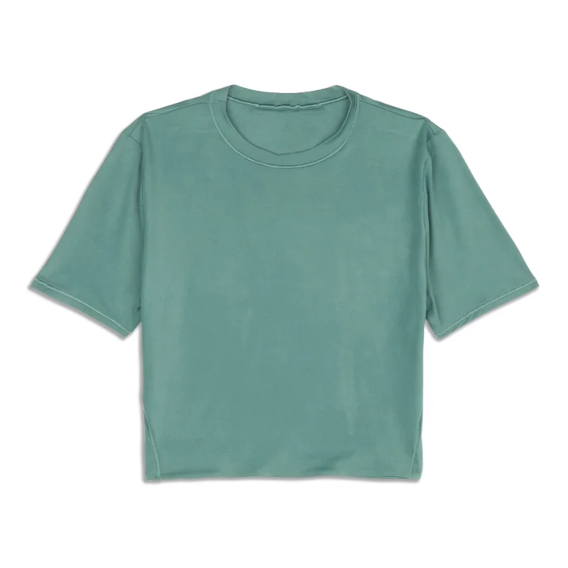 Wundermost Ultra-Soft Crewneck Cropped T-Shirt Sale Flash Sale, Don't Miss