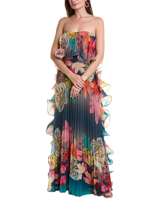 Badgley Mischka Ruffle Gown Lighten Up With Nordic Styles