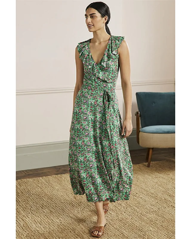 Boden Saskia Wrap Jersey Maxi Dress Huge Discounts This Week