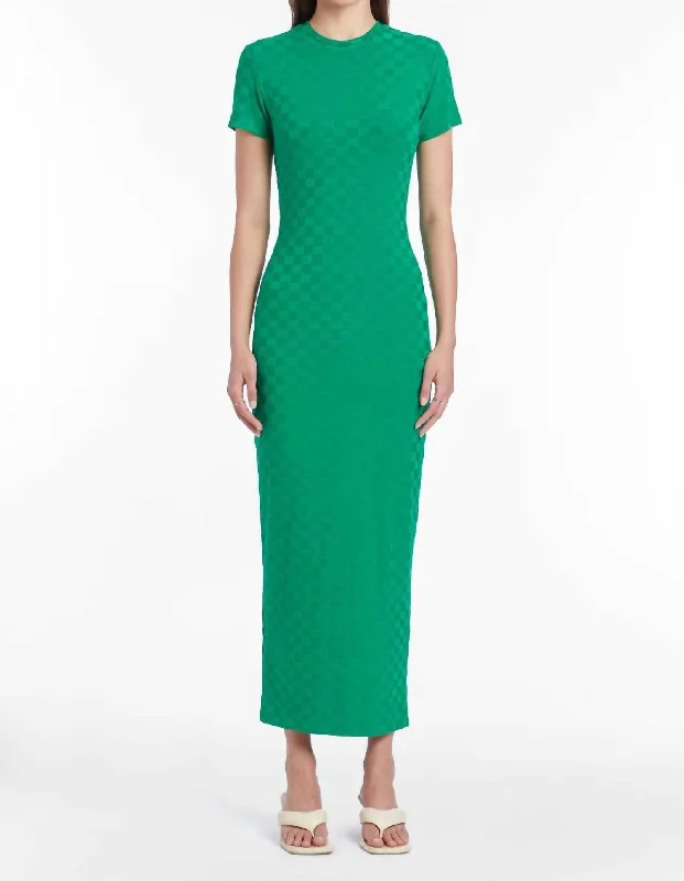 Rosario Dress Speedway In Green Elegant Styles