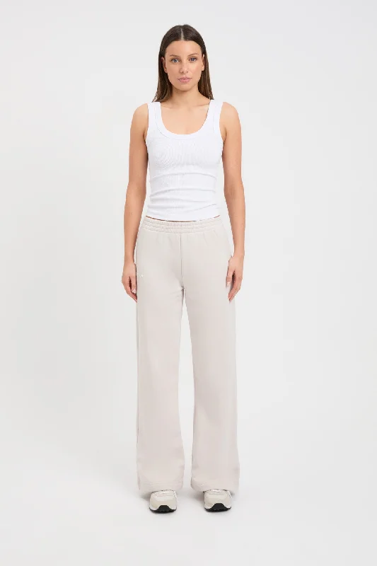 Brushed Wide Leg Trackpant Chic And Edgy