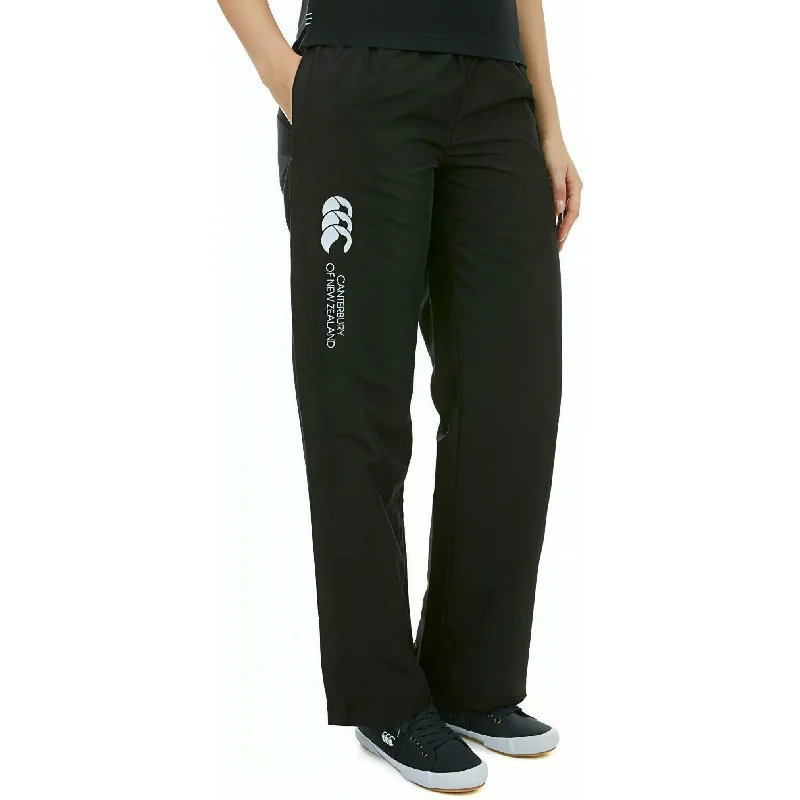 Canterbury Open Hem Womens Stadium Pants - Black Limited - Time Bundle