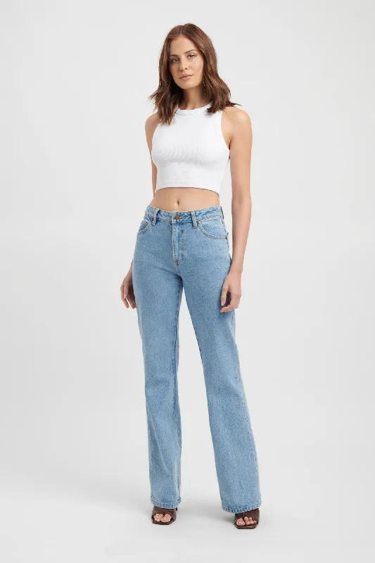 Carlen Low-Rise Jean Summer Splash Sale