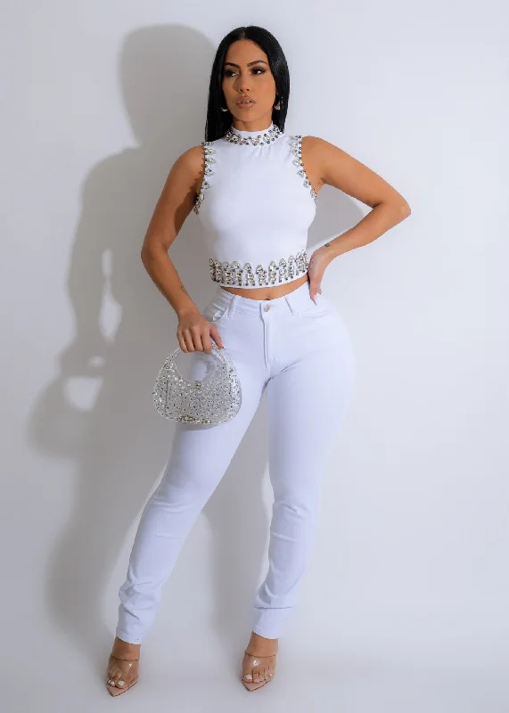 Chosen One Jean White Discounts On Casual Weekend Styles