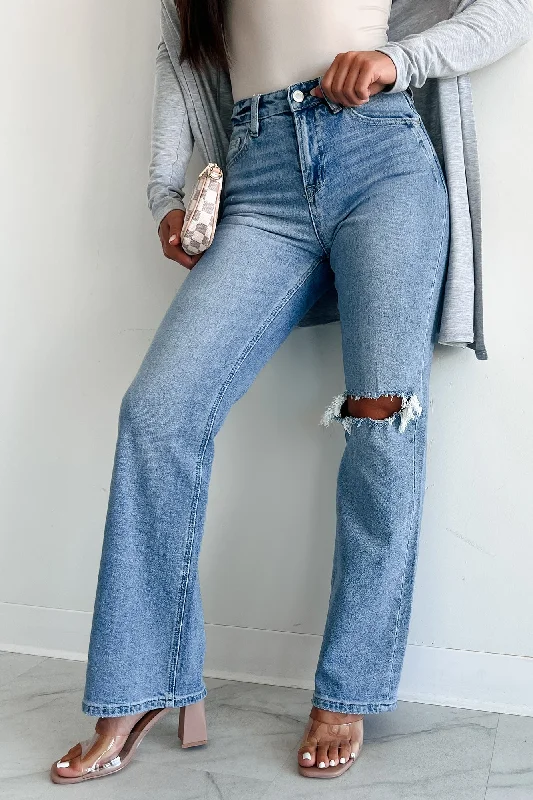 Just Agree With Me High Rise Vintage Flare Jeans (Medium-Light) Sale Event, Prices Rock