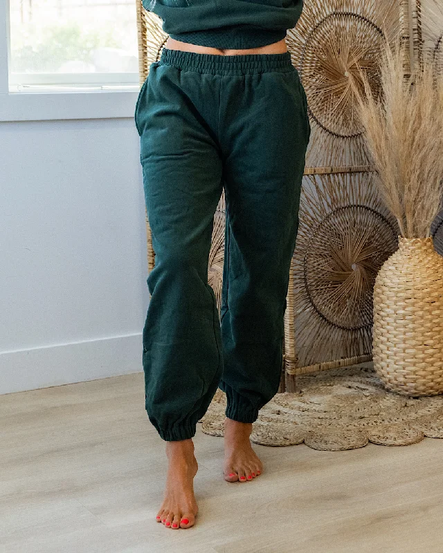 NEW! Ampersand Ave Never Better Joggers - Forest Green Versatile Wardrobe Essentials