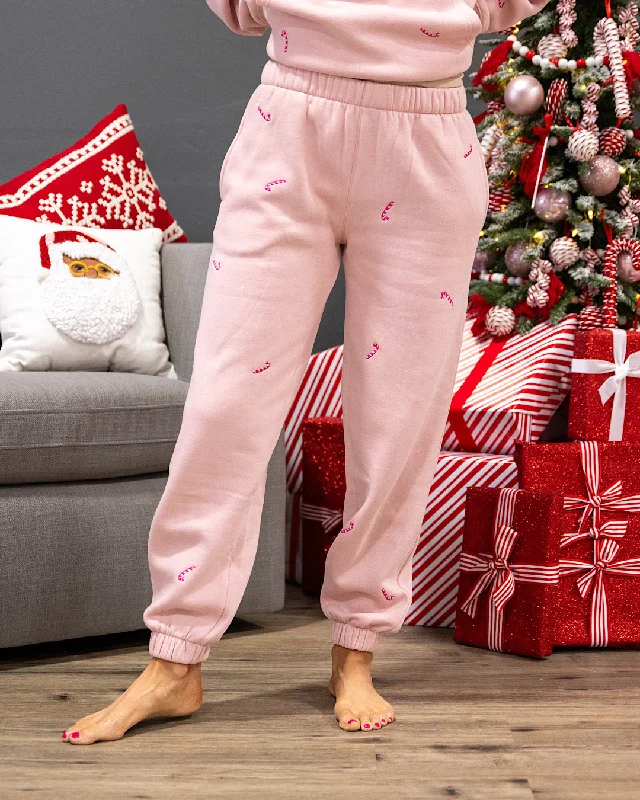 NEW! Ampersand Ave Signature Joggers - Candy Cane Lane Unleash Your Trendy Side