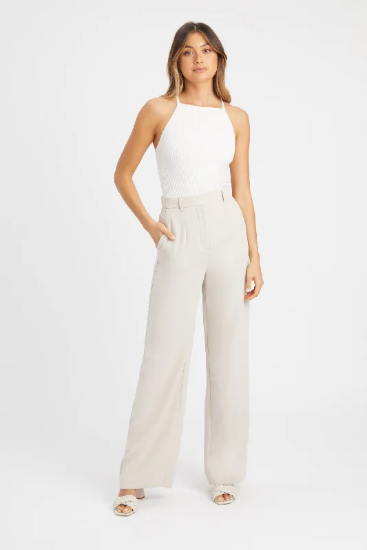 Serge Wide Leg Pants High End Women's Wear