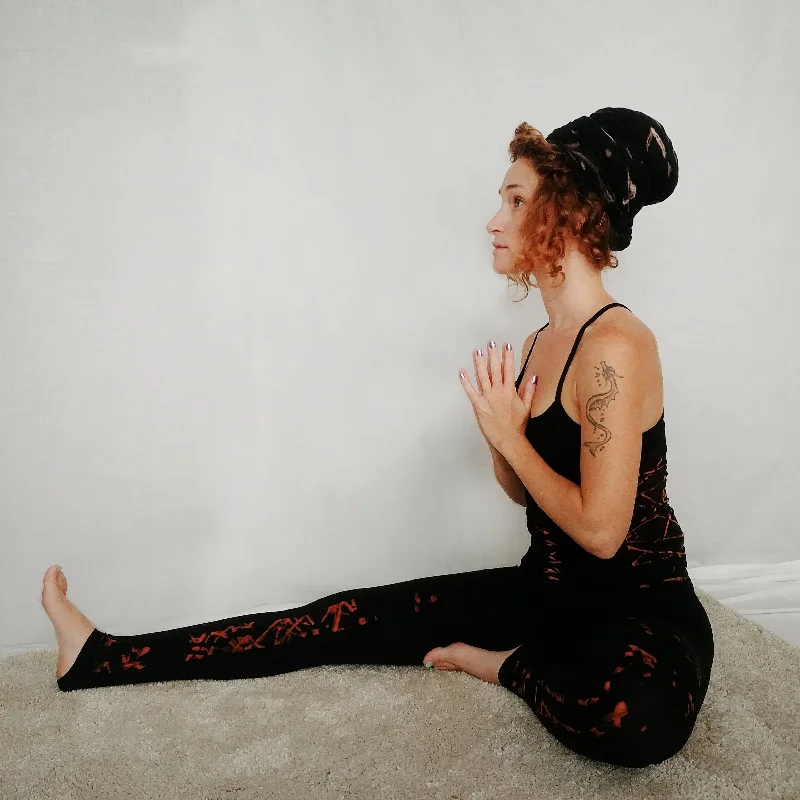 YOGA LEGGINGS handmade Print Versatile Outfits